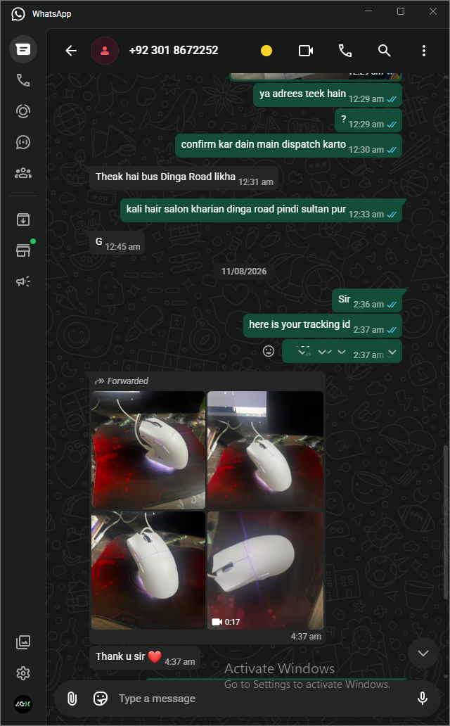 Customer review screenshot