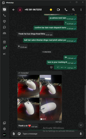 Customer review screenshot